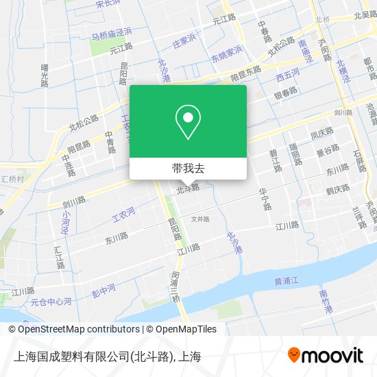 上海国成塑料有限公司(北斗路)地图