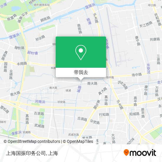 上海国振印务公司地图