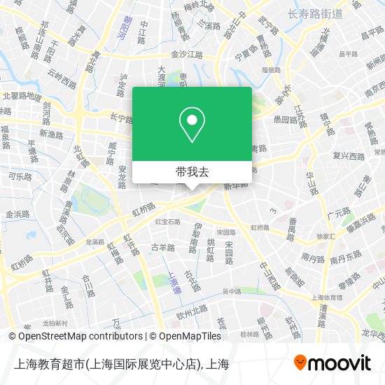 上海教育超市(上海国际展览中心店)地图