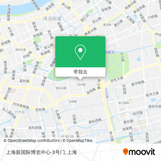 上海新国际博览中心-3号门地图