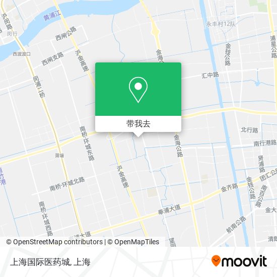 上海国际医药城地图