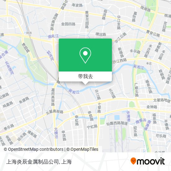 上海炎辰金属制品公司地图