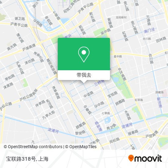 宝联路318号地图
