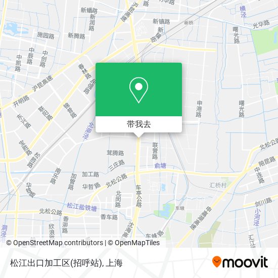 松江出口加工区(招呼站)地图