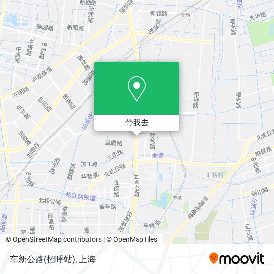 车新公路(招呼站)地图