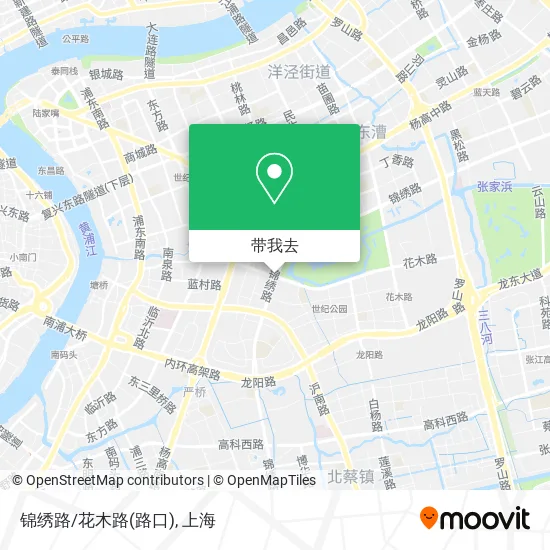锦绣路/花木路(路口)地图