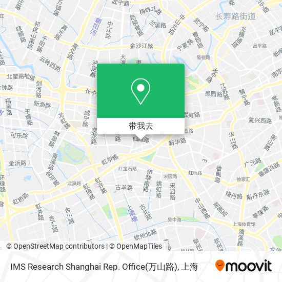 IMS Research Shanghai Rep. Office(万山路)地图