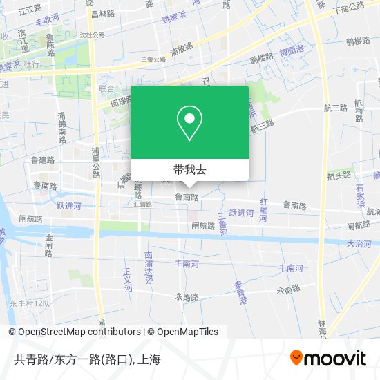 共青路/东方一路(路口)地图