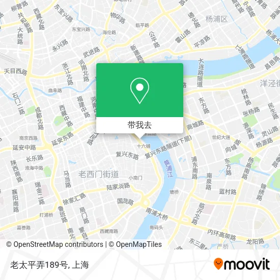 老太平弄189号地图