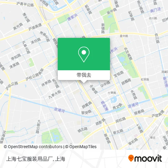 上海七宝服装用品厂地图