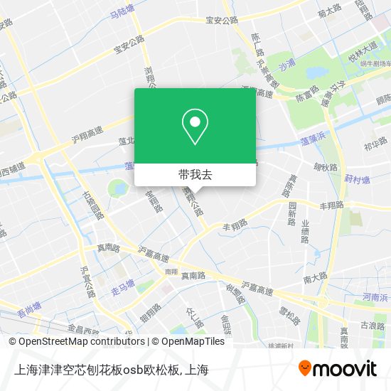 上海津津空芯刨花板osb欧松板地图