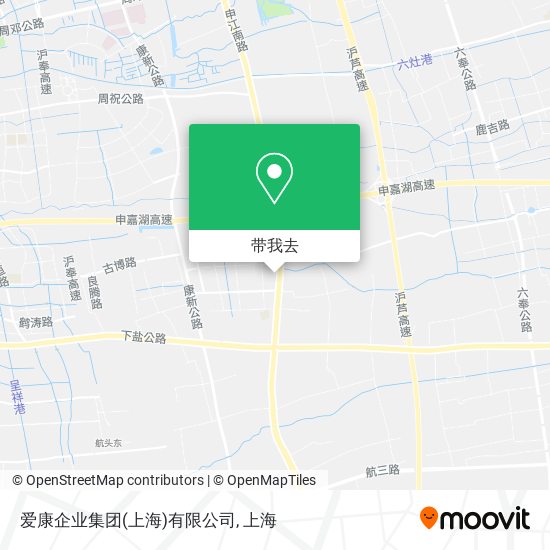 爱康企业集团(上海)有限公司地图
