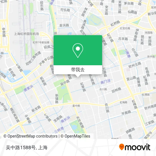 吴中路1588号地图