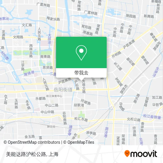 美能达路沪松公路地图