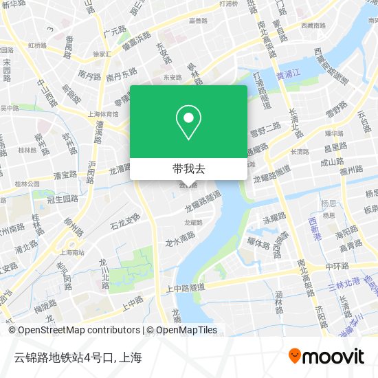 云锦路地铁站4号口地图