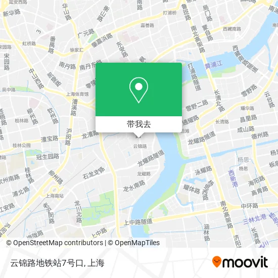 云锦路地铁站7号口地图