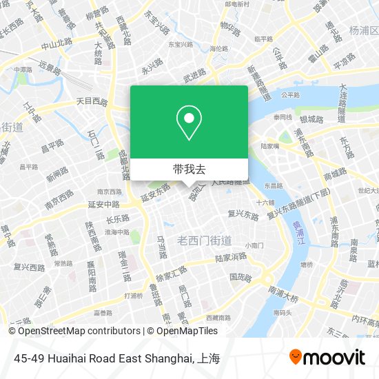 45-49 Huaihai Road East Shanghai地图