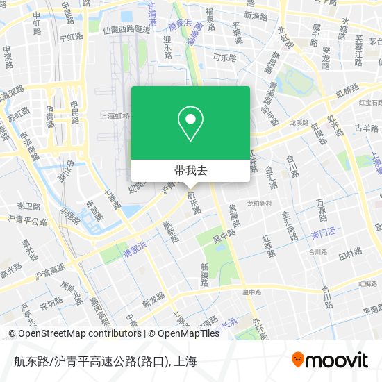 航东路/沪青平高速公路(路口)地图