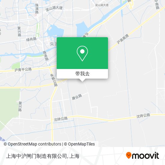 上海中沪闸门制造有限公司地图