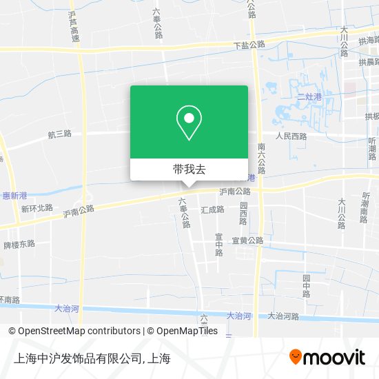 上海中沪发饰品有限公司地图