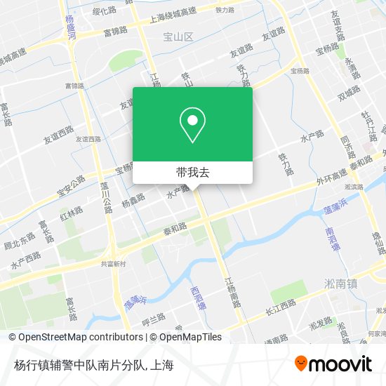 杨行镇辅警中队南片分队地图
