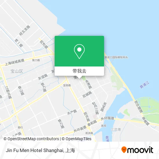 Jin Fu Men Hotel Shanghai地图