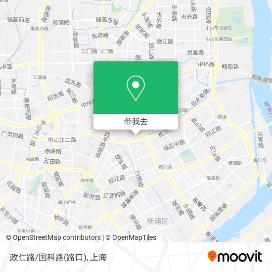 政仁路/国科路(路口)地图
