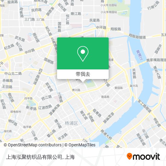 上海泓聚纺织品有限公司地图