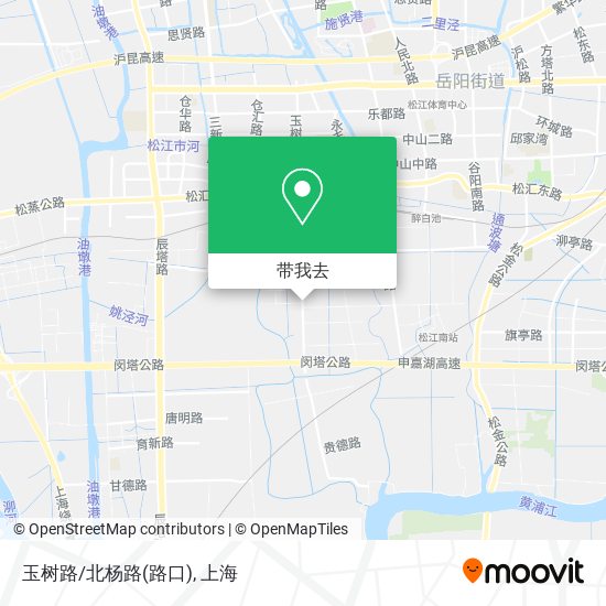玉树路/北杨路(路口)地图