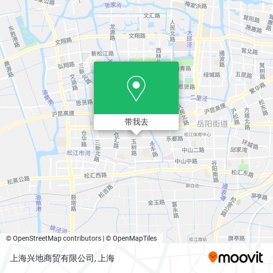 上海兴地商贸有限公司地图