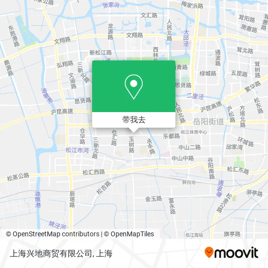 上海兴地商贸有限公司地图