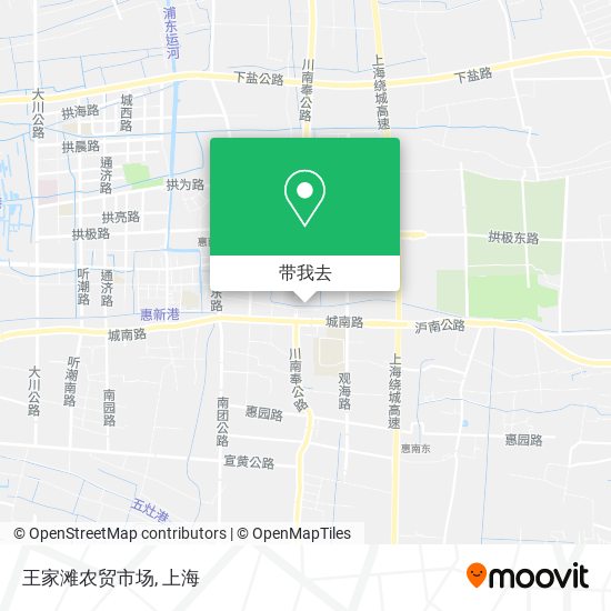 王家滩农贸市场地图