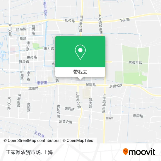 王家滩农贸市场地图