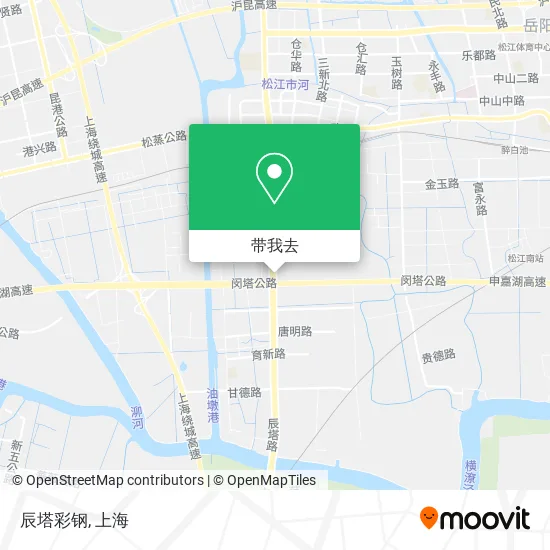 辰塔彩钢地图