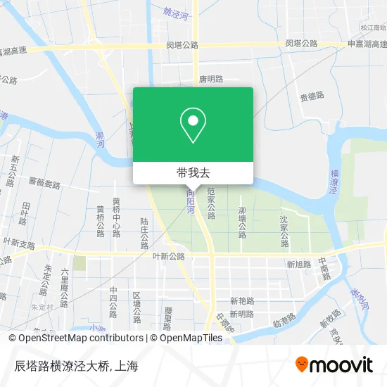 辰塔路横潦泾大桥地图