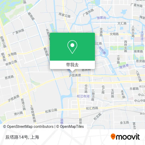 辰塔路14号地图