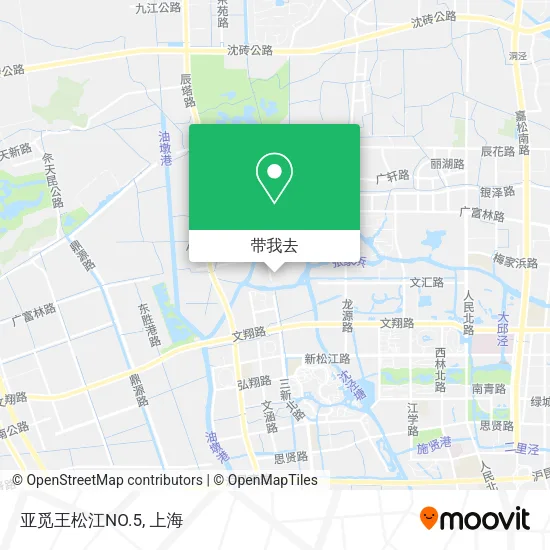 亚觅王松江NO.5地图