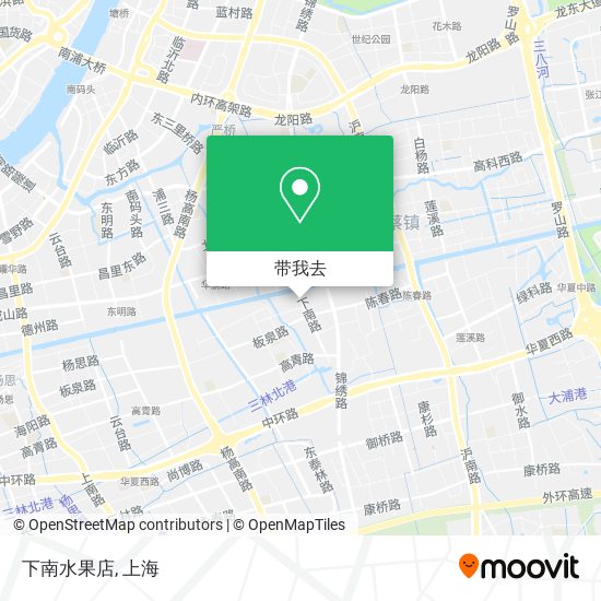 下南水果店地图