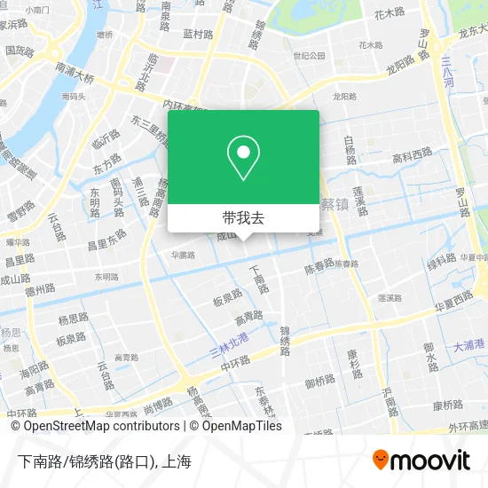 下南路/锦绣路(路口)地图