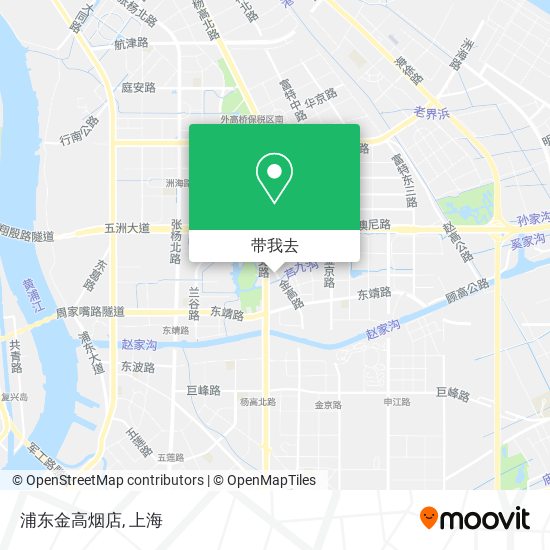 浦东金高烟店地图