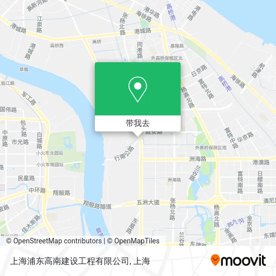 上海浦东高南建设工程有限公司地图