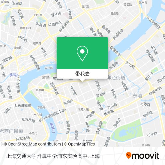 上海交通大学附属中学浦东实验高中地图
