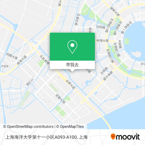 上海海洋大学第十一小区A093-A100地图