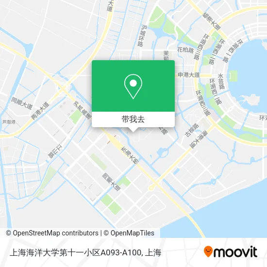 上海海洋大学第十一小区A093-A100地图
