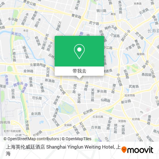 上海英伦威廷酒店 Shanghai Yinglun Weiting Hotel地图