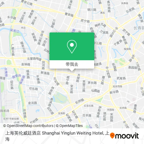 上海英伦威廷酒店 Shanghai Yinglun Weiting Hotel地图