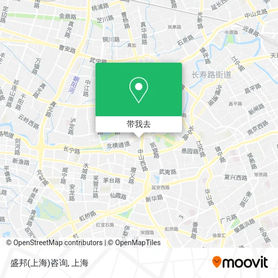 盛邦(上海)咨询地图