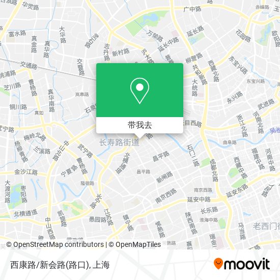西康路/新会路(路口)地图