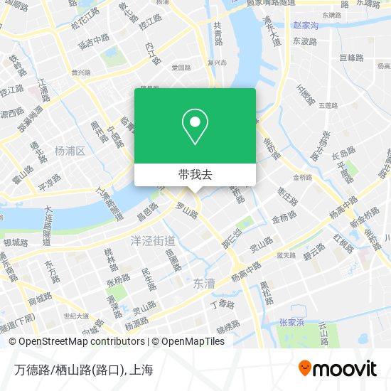 万德路/栖山路(路口)地图