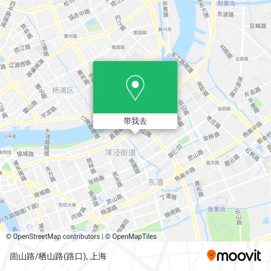 崮山路/栖山路(路口)地图